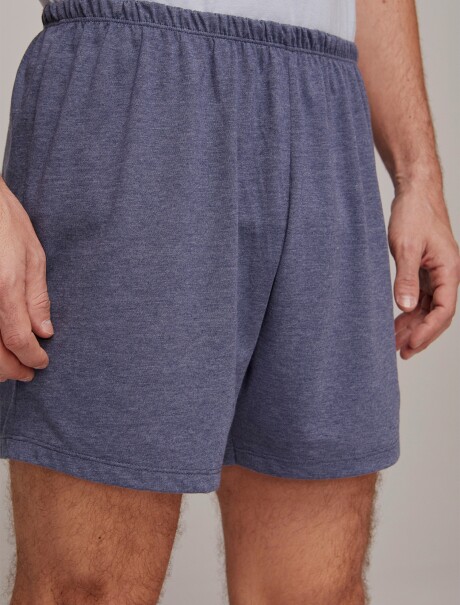 PIJAMA MASCULINO CON SHORT CELESTE