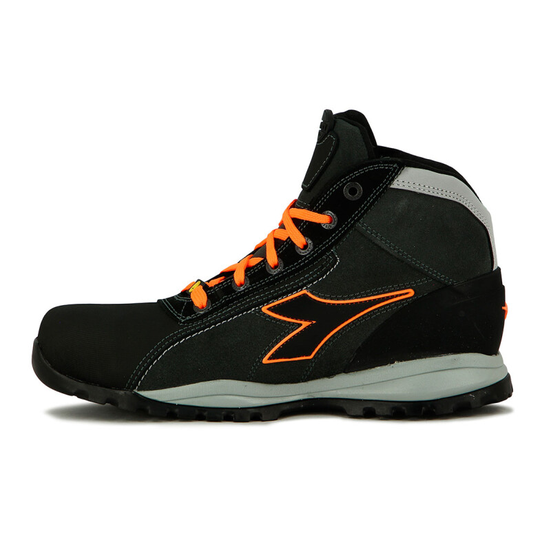 Diadora Utility Bota Glove Net Mid Pro S3 Hro Sra Esd Gris Oscuro-naranja