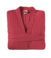 Bata de Cama Provenza Dohler 100% Microfibra Talle P Al XG Rojo