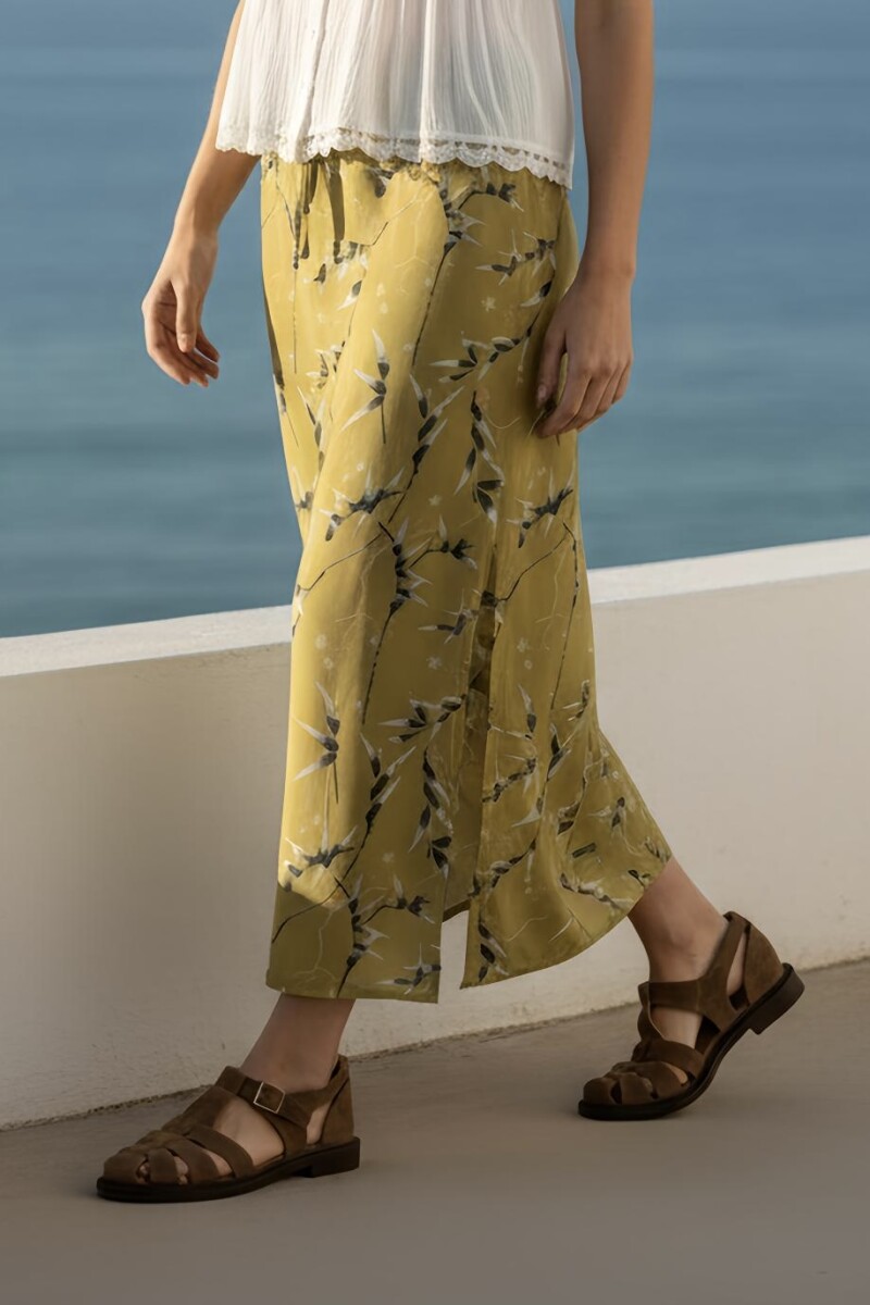 Falda Print - Pistacho 