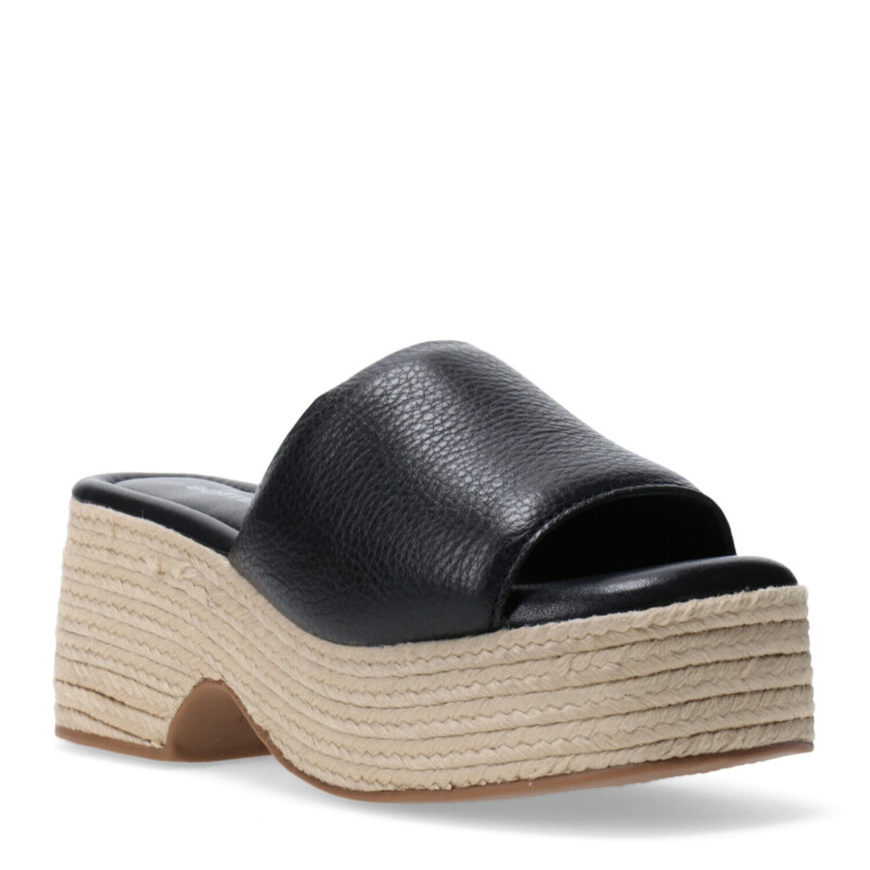 Zuecos de Mujer Bottero liso Negro