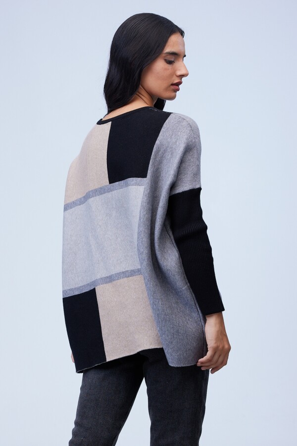 Buzo Colorblock GRIS/MULTI