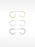 Set De Aros Pequeñas Básicas bicolor