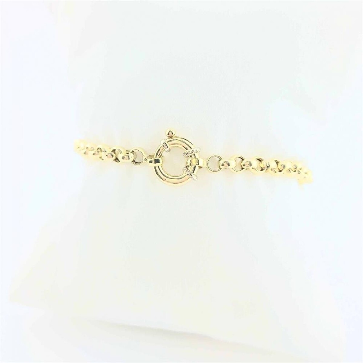 Pulsera de oro 18 ktes. Modelo, ROLO 