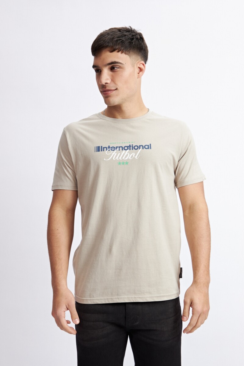 REMERA FUTBOL - GRIS 