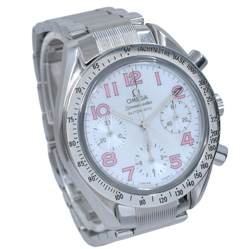 Omega Speedmaster 1750042 dial madre perla automático 39 mm, 2 mallas y estuche. Omega Speedmaster 1750042 dial madre perla automático 39 mm, 2 mallas y estuche.