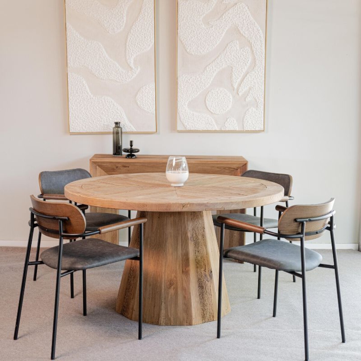Mesa de Comedor Otero / Madera Reciclada 
