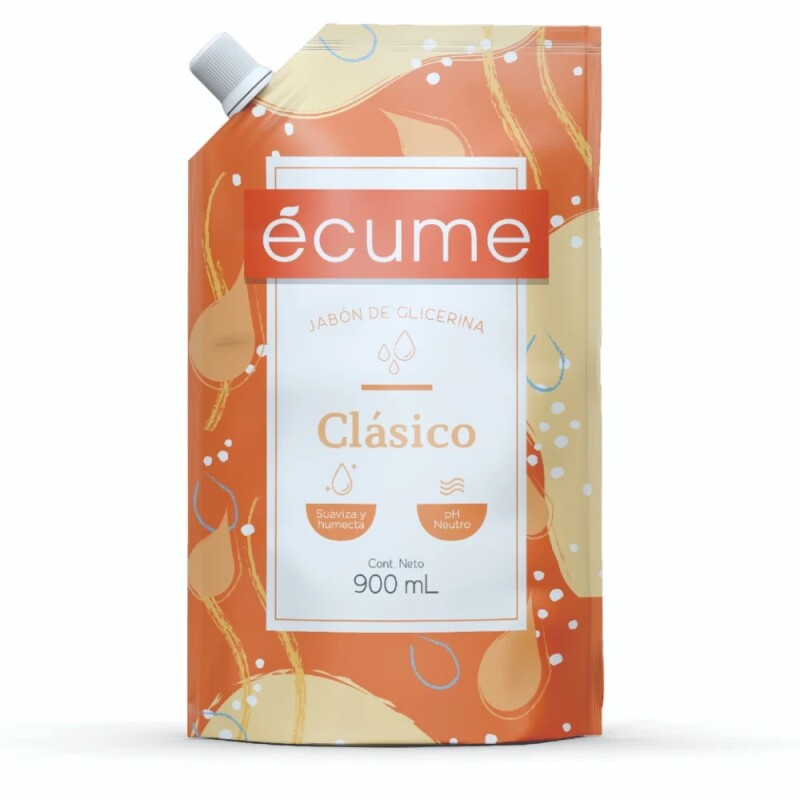 Jabon Ecume Clásico Doypack Refill 900 Ml. Jabon Ecume Clásico Doypack Refill 900 Ml.