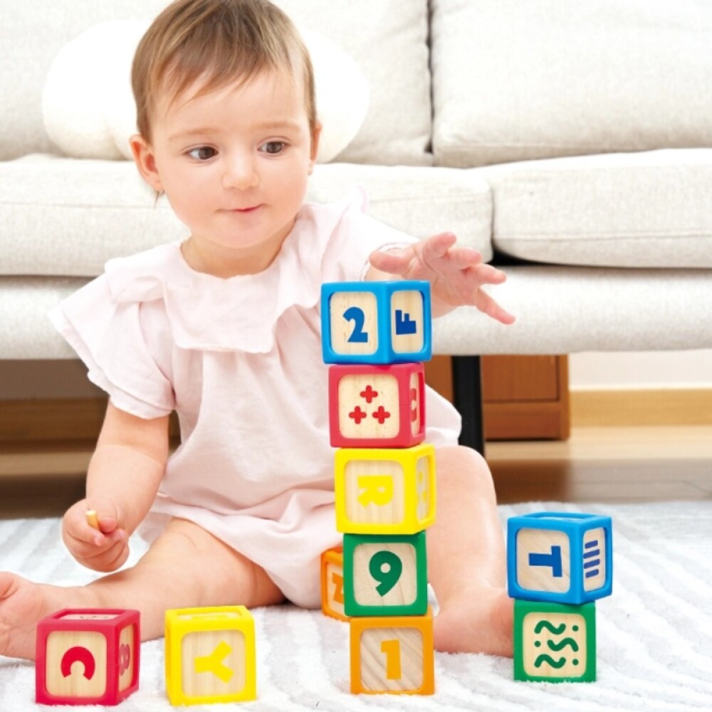 Set bloques madera y silicona estimulacion HAPE Set bloques madera y silicona estimulacion HAPE