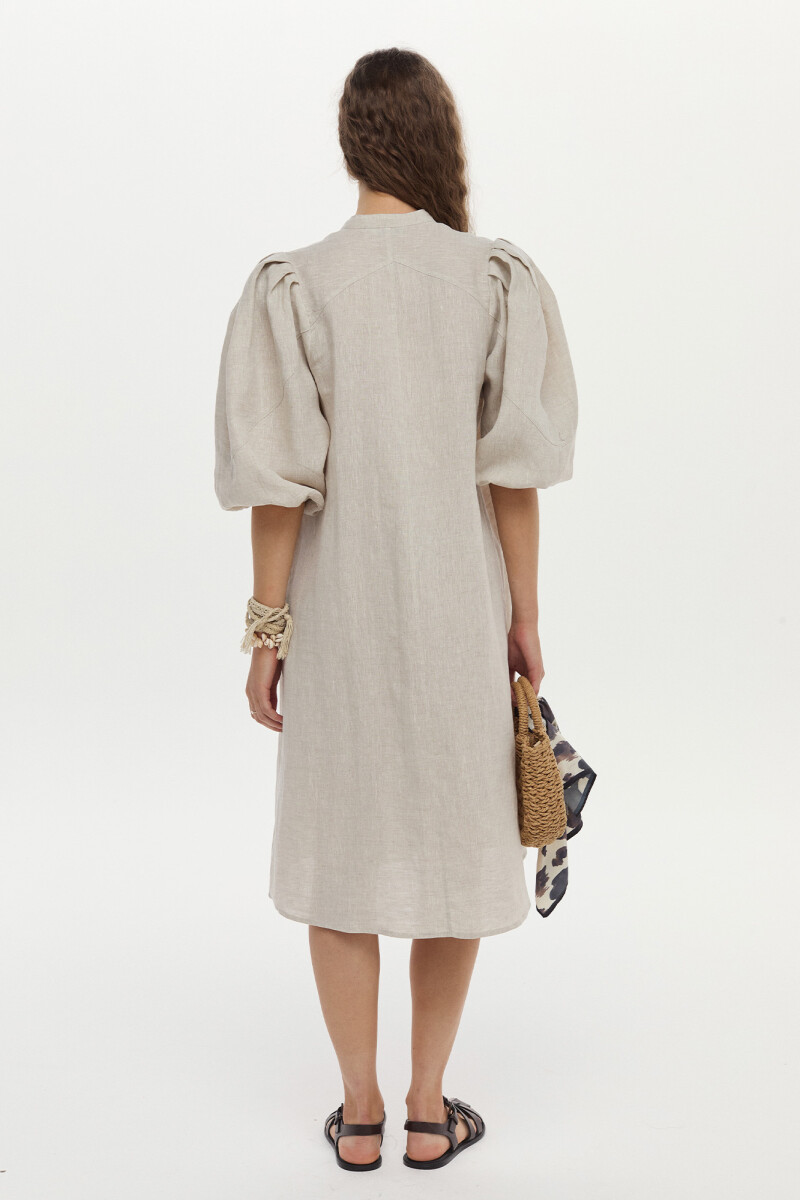 Vestido Perla Beige