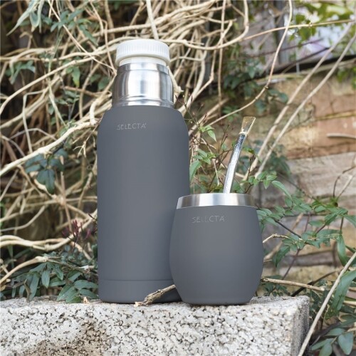 Termo 750ml Doble Pared Gris Termo 750ml Doble Pared Gris