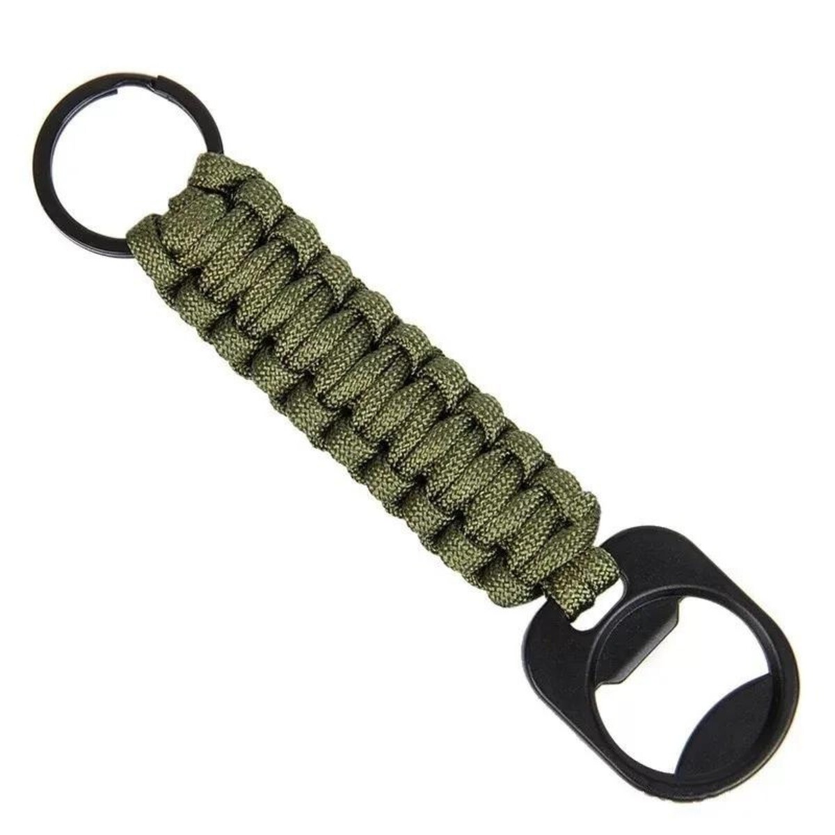 Llavero paracord con destapador - Verde 