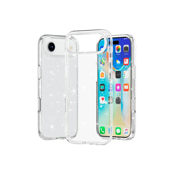 Protector para iPhone 17 Air glitter transparente Protector Para Iphone 17 Air Glitter Transparente