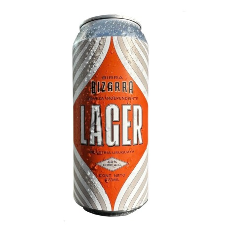 BIRRA BIZARRA LAGER LATA 473ML 001