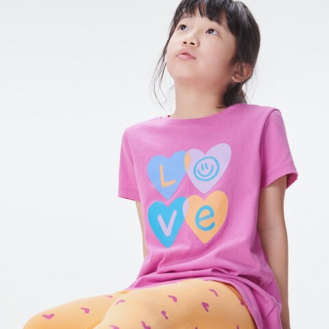 CONJUNTO MM FEM ROSA/GRAFITO