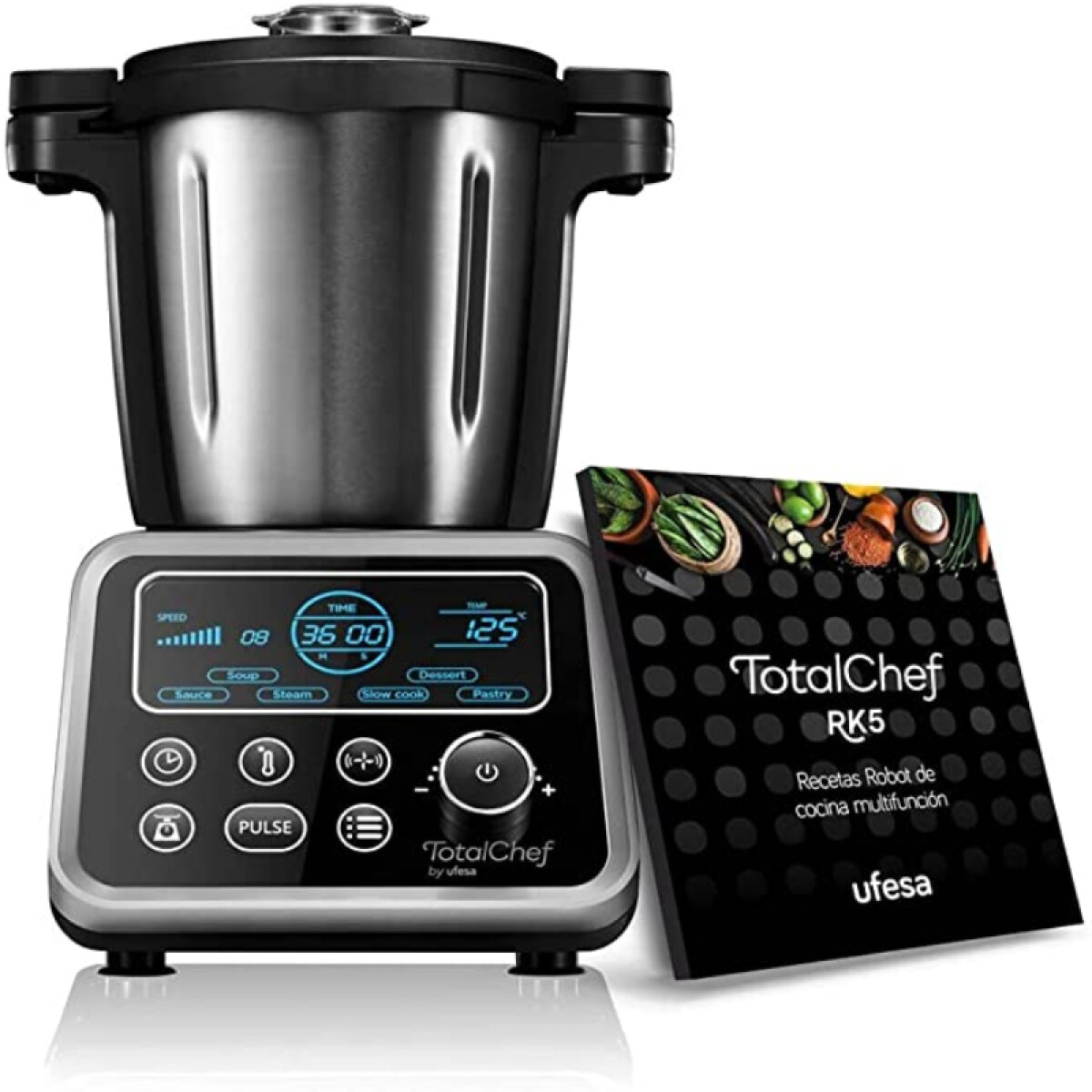 Robot de cocina TotalChef 1700W. 20 Func. 3.5 Lts. - negro 