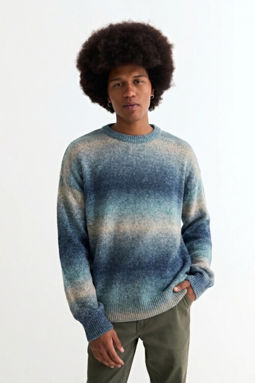 Sweater degradé AZUL