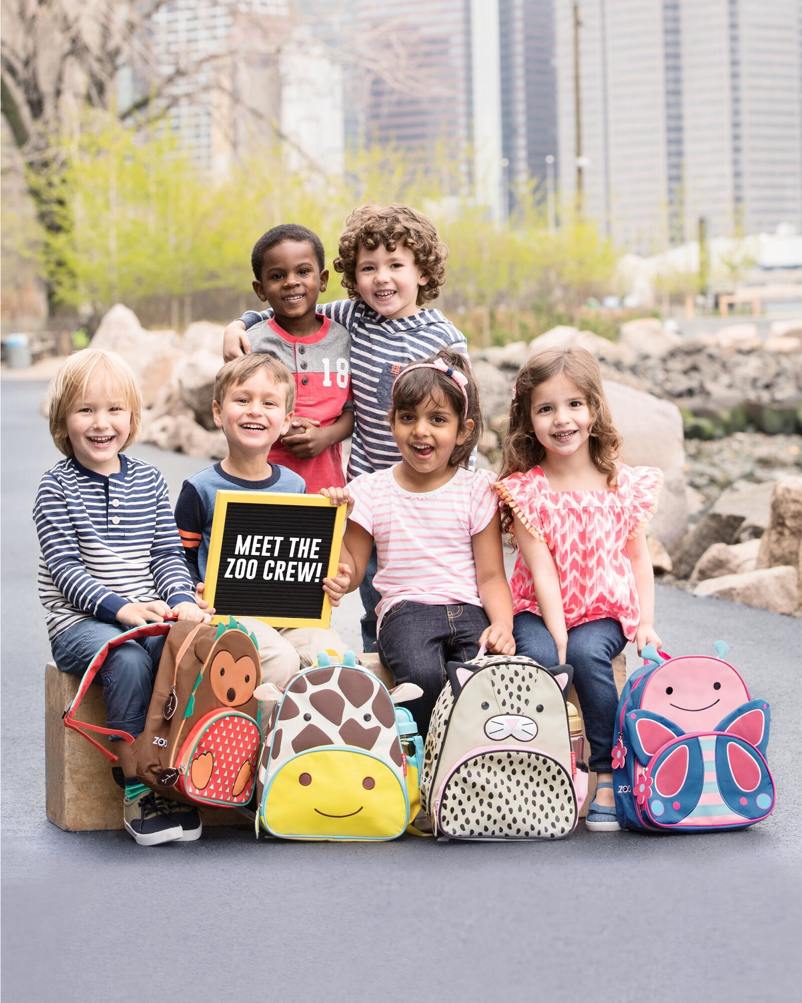 Mochila diseño jirafa Mochila diseño jirafa