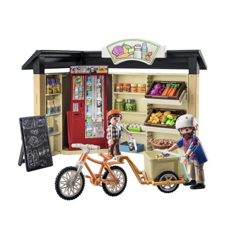 Supermercado 24 hs Playmobil 83 Piezas con Figuras