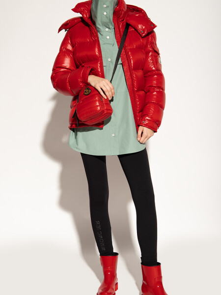 Moncler -Botas de lluvia antideslizantes, Ginette Rojo