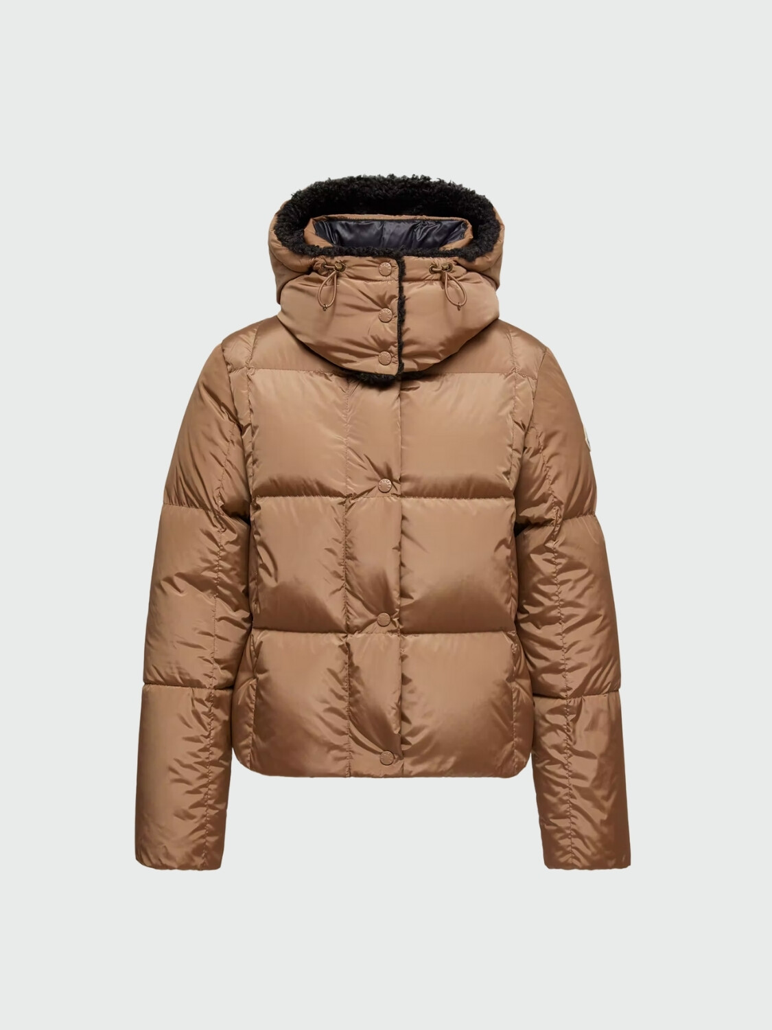 MONCLER - Campera de Plumas Castelnou Beige Claro