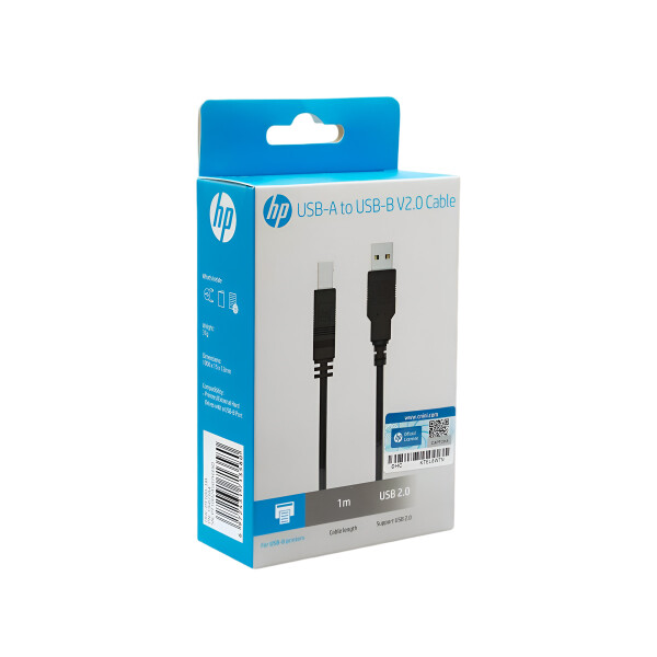 Cable HP DHCPT100 USB Para Impresoras Periféricos 2 Metros Color Negro