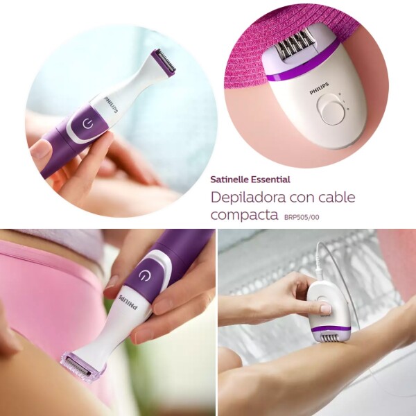Kit Depiladora + Recortadora Philips Brp505/00 DEPILADORA PHILIPS BRP505/00