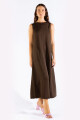 LARA LONG DRESS Coffee