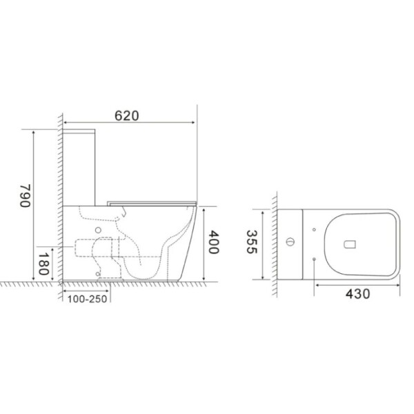 INODORO CON MOCHILA + TAPA + BIDET INCORPORADO ISABELLA - ZOE INODORO CON MOCHILA + TAPA + BIDET INCORPORADO ISABELLA - ZOE