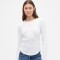 V-LS OPP WAFFLE TEE NEW OFF WHITE