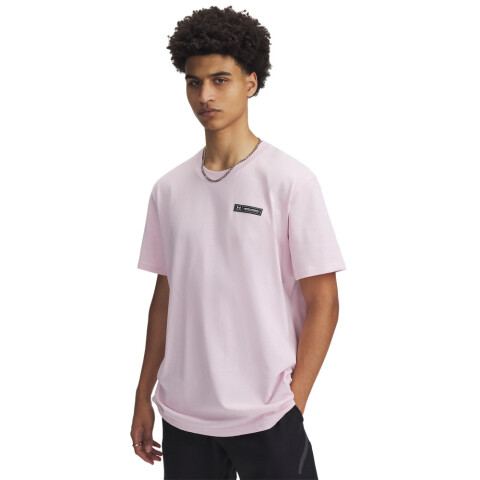 UA HW ARMOUR LABEL SS-YLW PNK-647