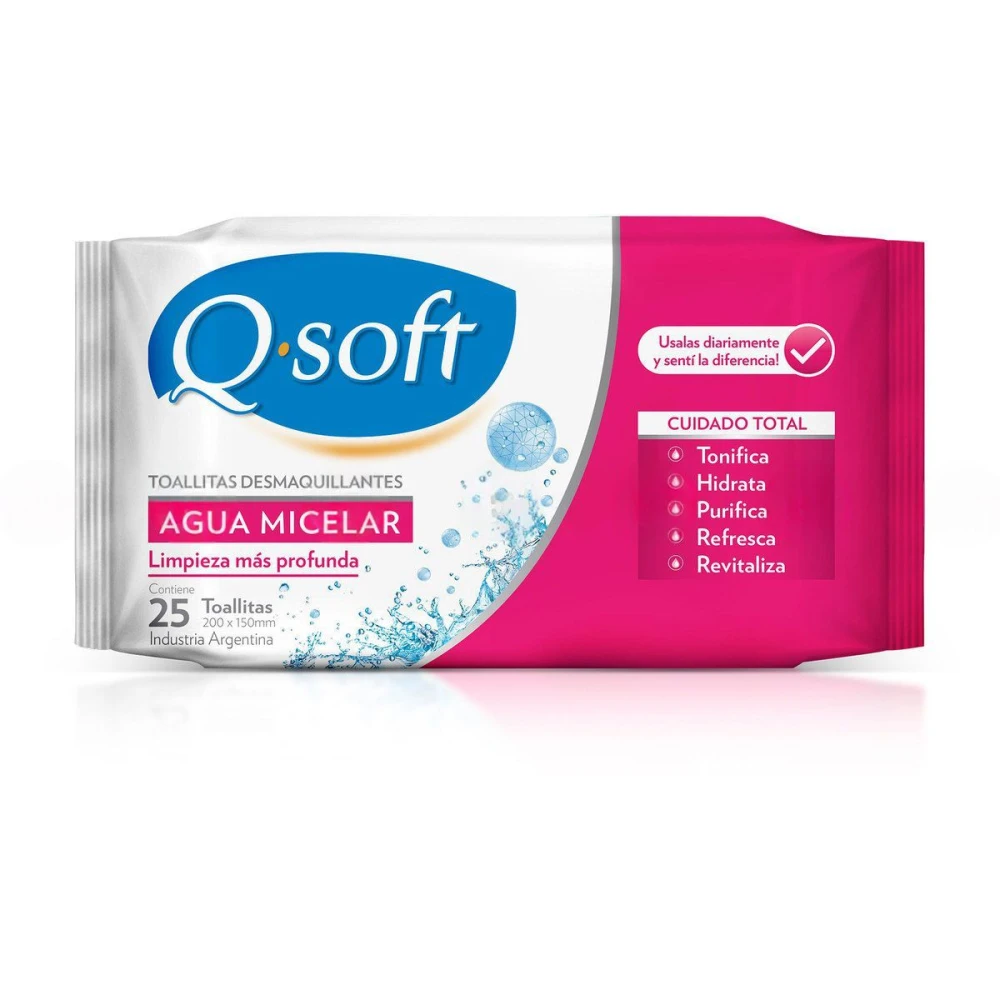 Q SOFT TOALLITAS DESMAQUILLANTE MICELLAR