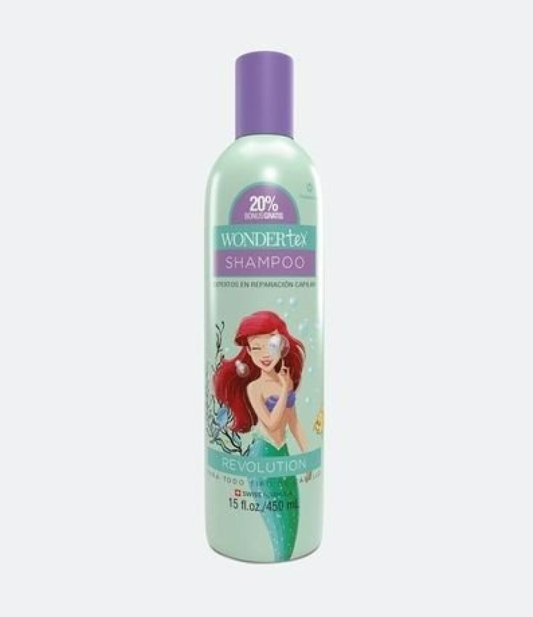 Wonder Tex Shampoo Ariel Disney 450 Ml Niñas 