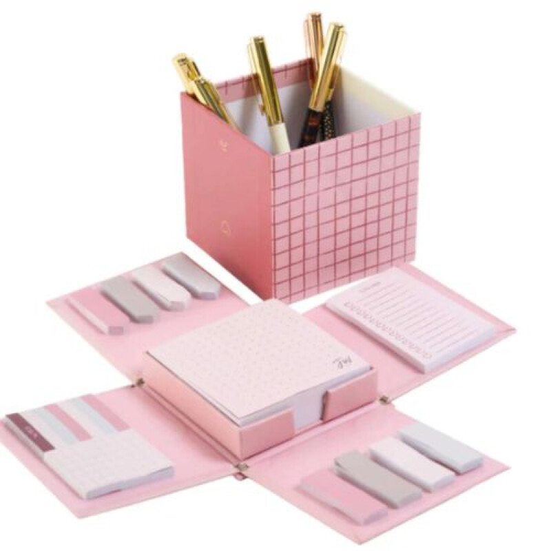 Box de Cartón con Notas Adhesivas + Note Pad Minimal FW Box De Cartón Con Notas Adhesivas + Note Pad Minimal Fw
