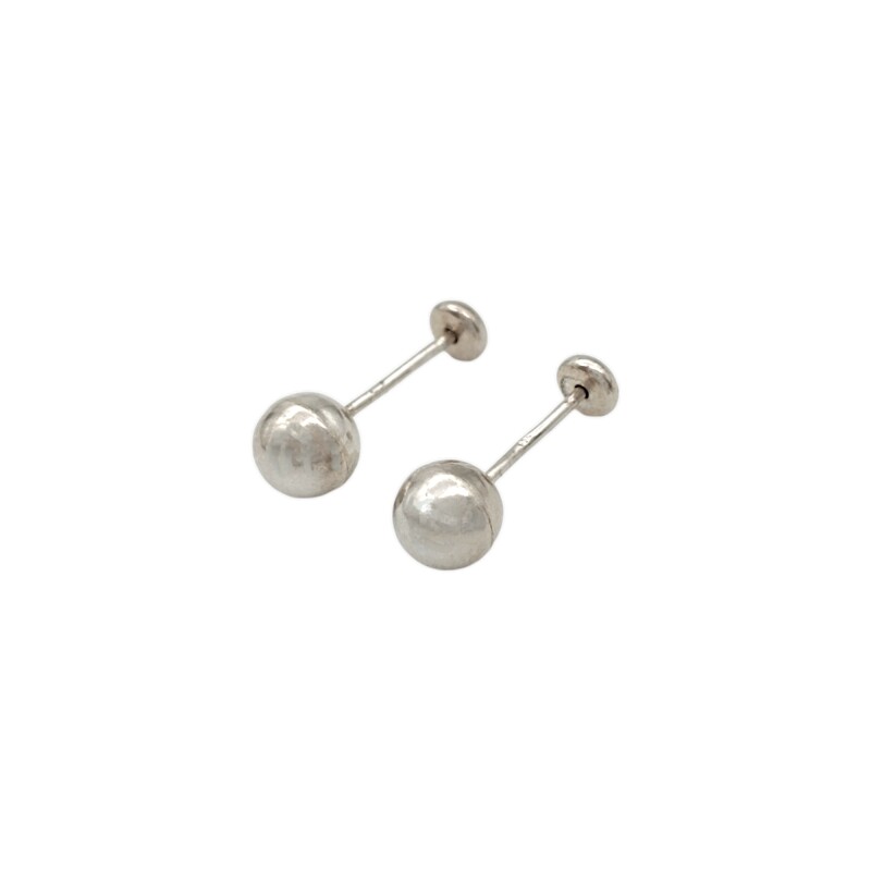 Abridores bebe bolitas - Plata 925 - Sin Piedra-AB3004 Sinpiedra