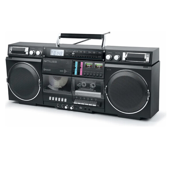 Radiograbador Muser M380gb Cassette Cd Bluetooth Fm Mp3 RADIOGRABADOR MUSE M380GB