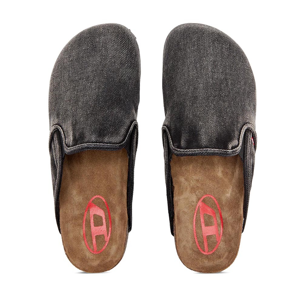 Zuecos Para Hombre D-Woodstock Slip-On Negro