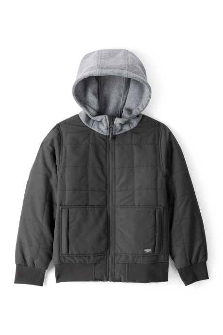 Campera bomber resistente al agua, negra Sin color