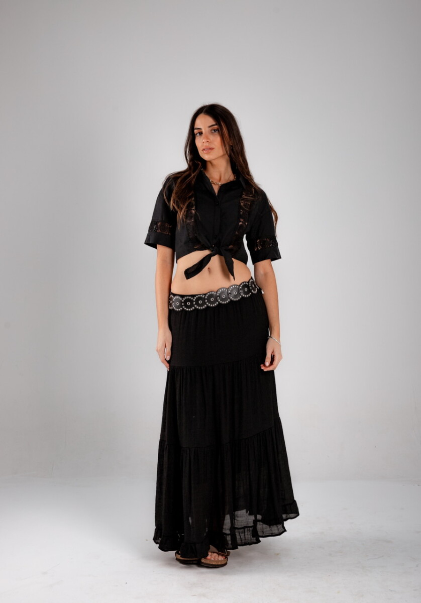 Pollera Isabella - negra 