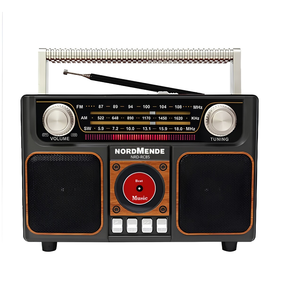 Radio Portátil Nordmende Retro Am Fm Sw BT Recargable 