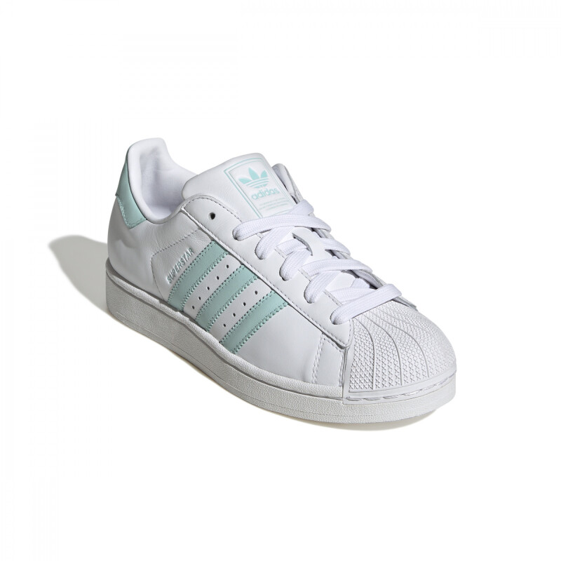 Championes Sportwear Adidas SUPERSTAR II W de Mujer - JH7060 Blanco-verde Agua