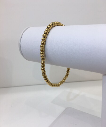 PULSERA FRAN 4MM GOLD