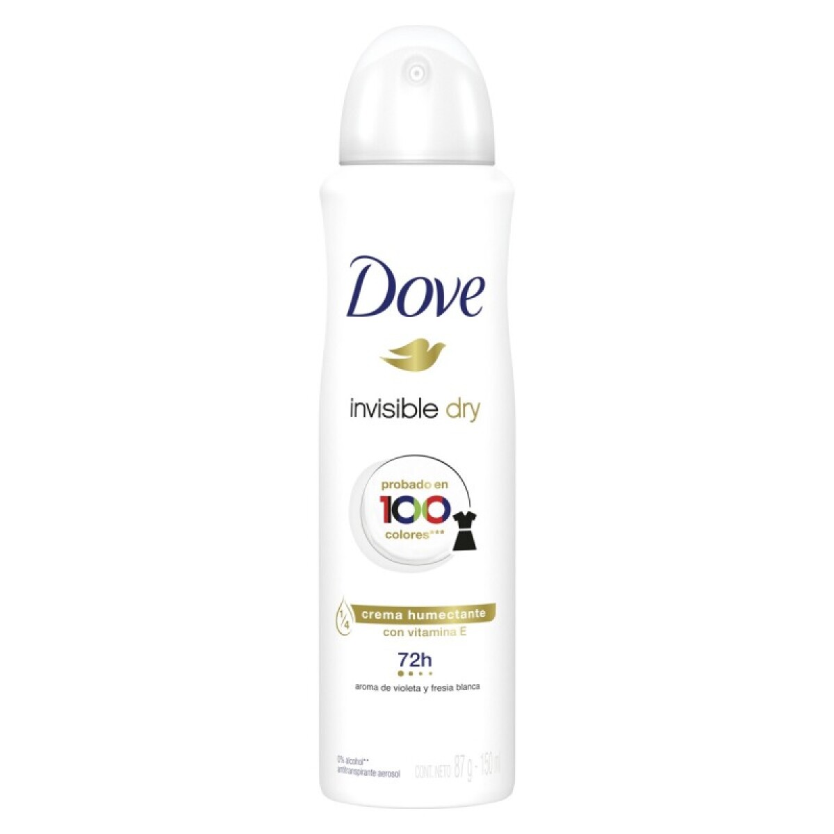 Antitranspirante Dove En Aerosol Aerosol Invisible Dry 150 ml 