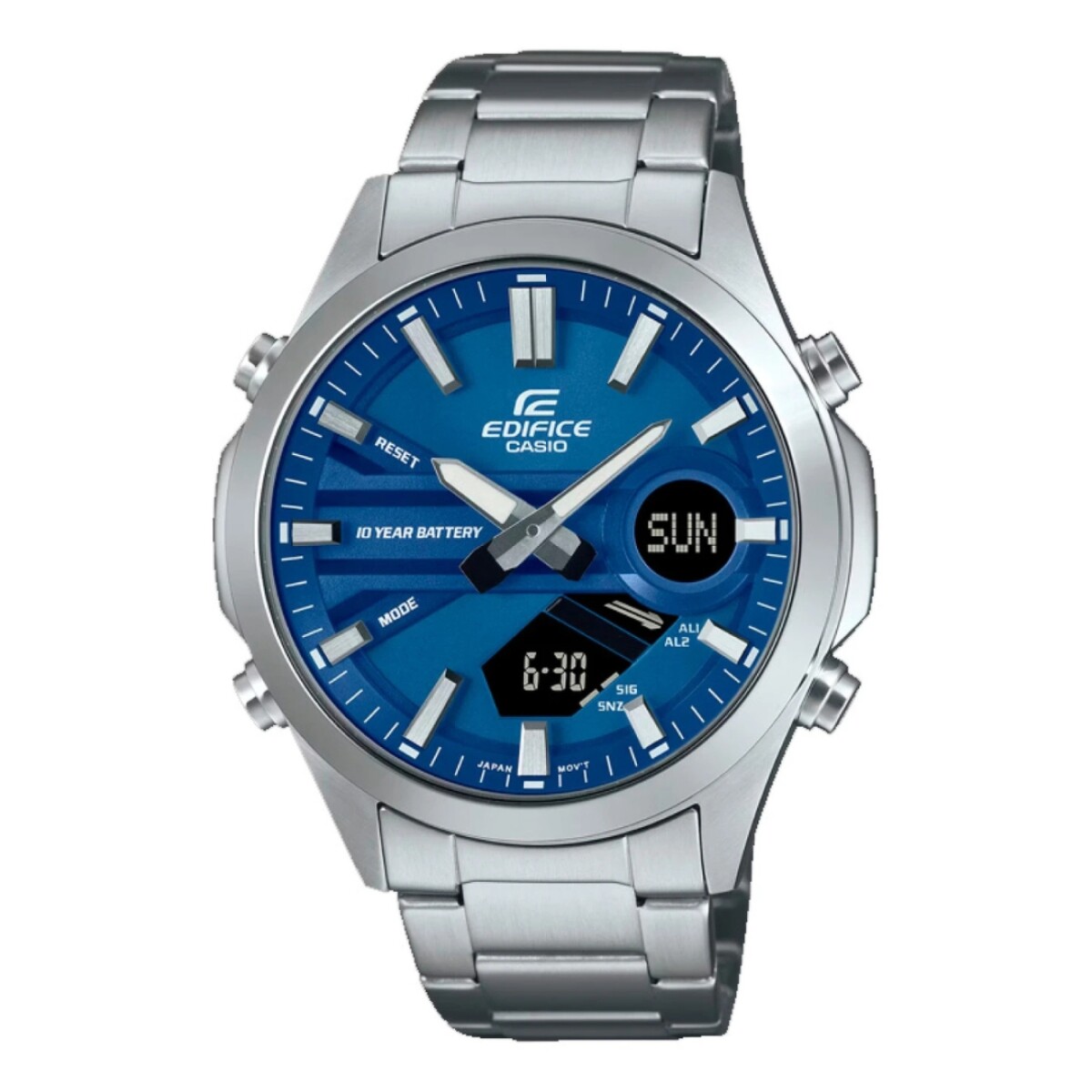 Reloj Casio Edifice Efvc120d-2adf Para Hombre Con Correa De Acero 