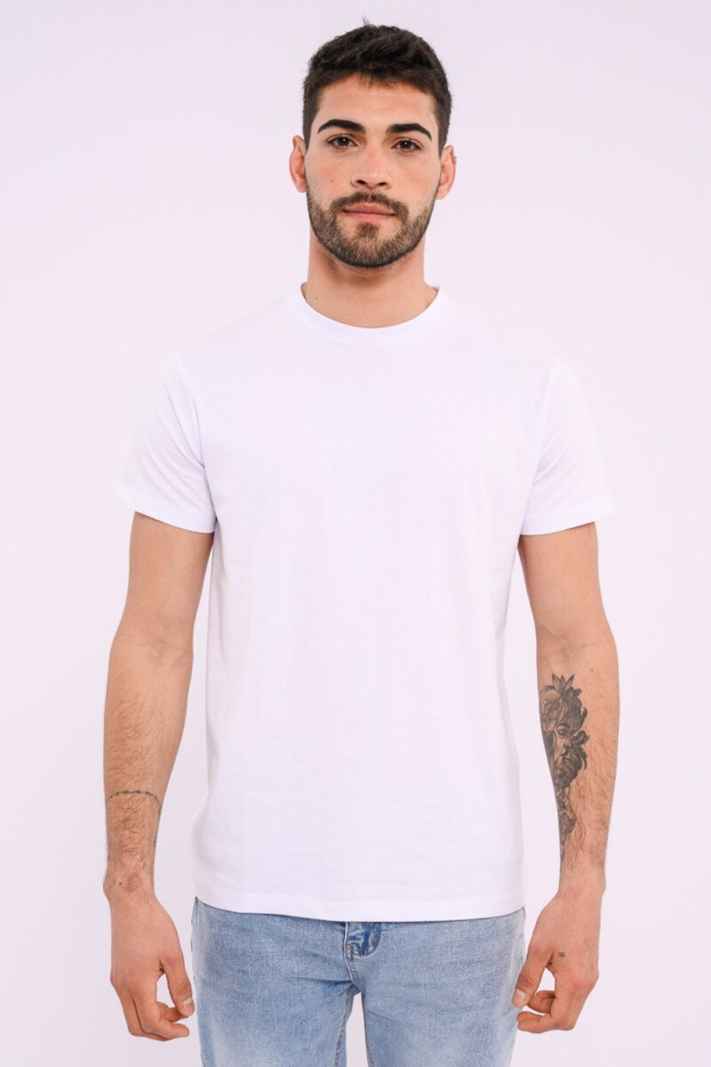 Remera manga corta Blanco