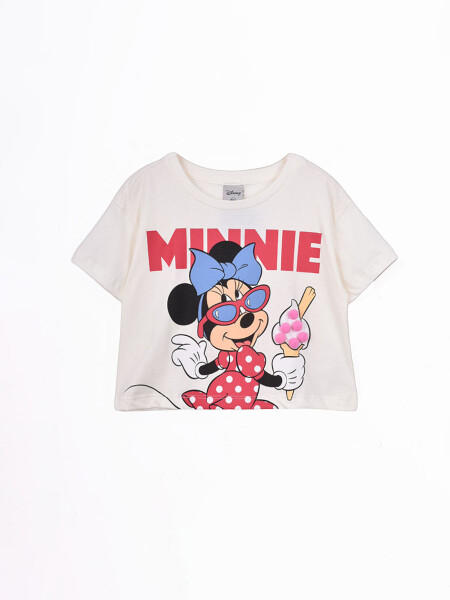 REMERA MINNIE ICE CREAM CRUDO
