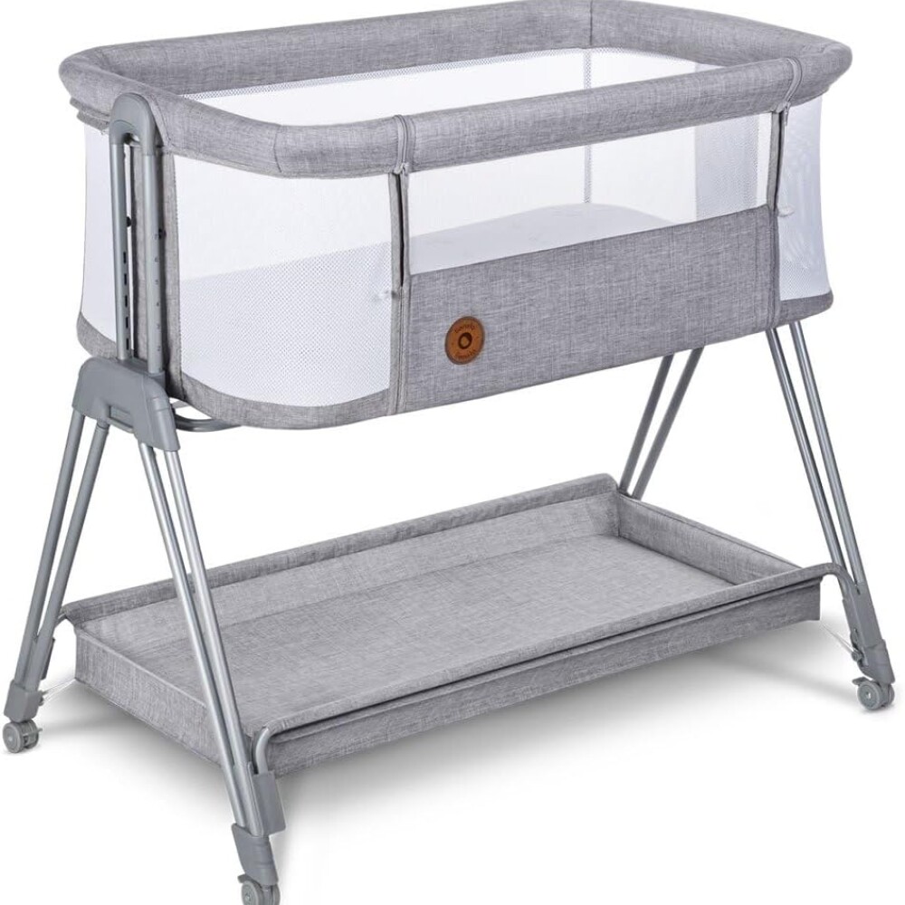 Cuna colecho Luna Lionelo gris