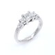 Anillo platino 950 y brillantes tallado princesa Anillo platino 950 y brillantes tallado princesa
