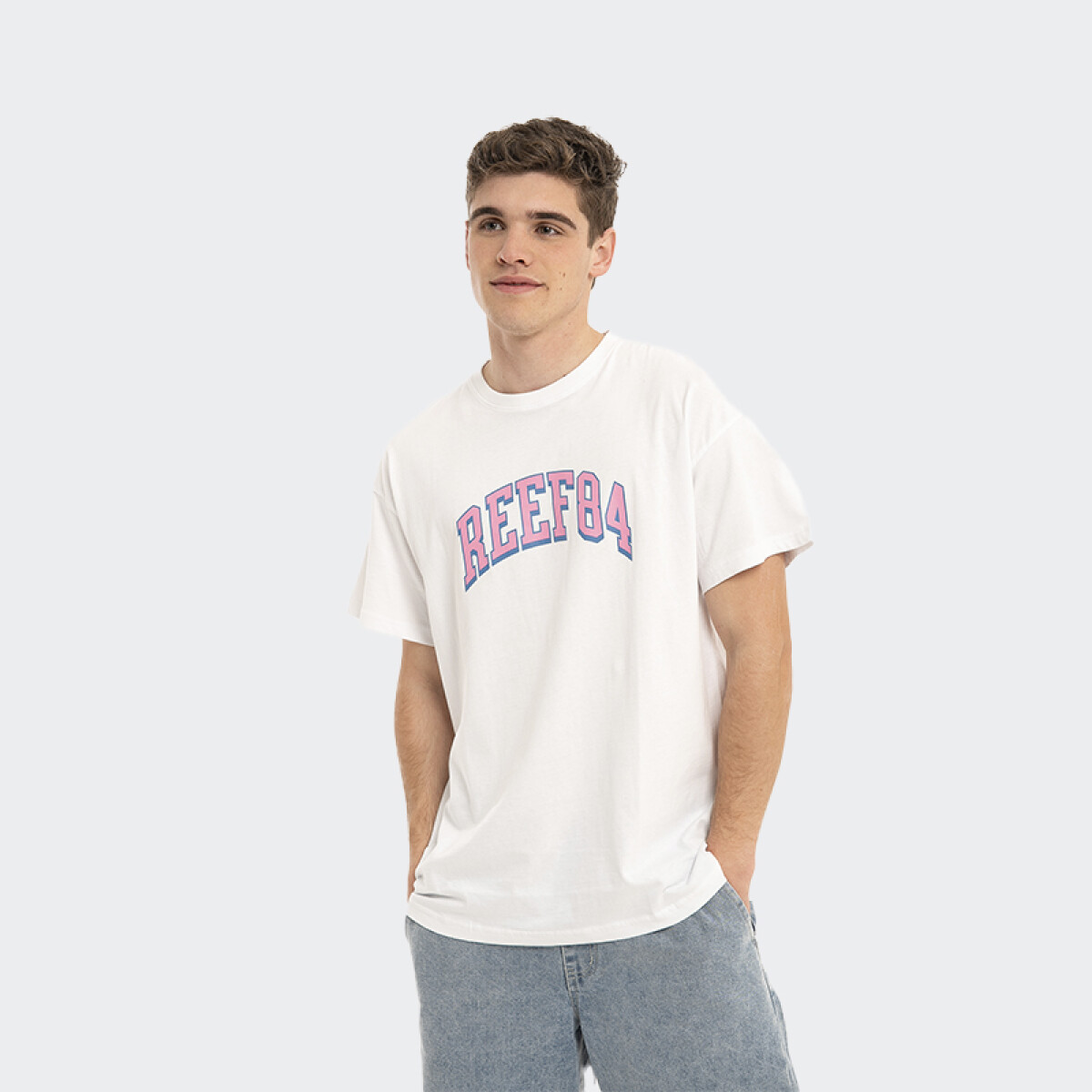 Remera Reef Oversize - Blanco 