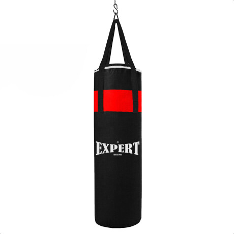 Bolsa de Boxeo Expert Completa C/ Relleno y Agarres Negro